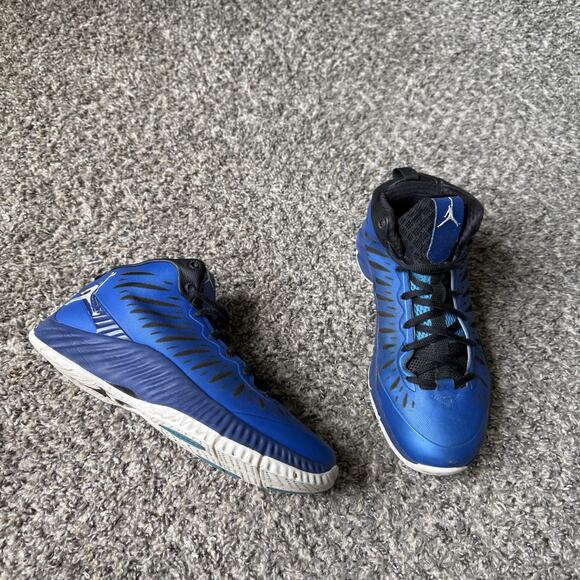 Nike Air Jordan Super Fly Game Men Sneakers Shoe #528650-400 US 8 Royal Blue - Picture 4 of 14